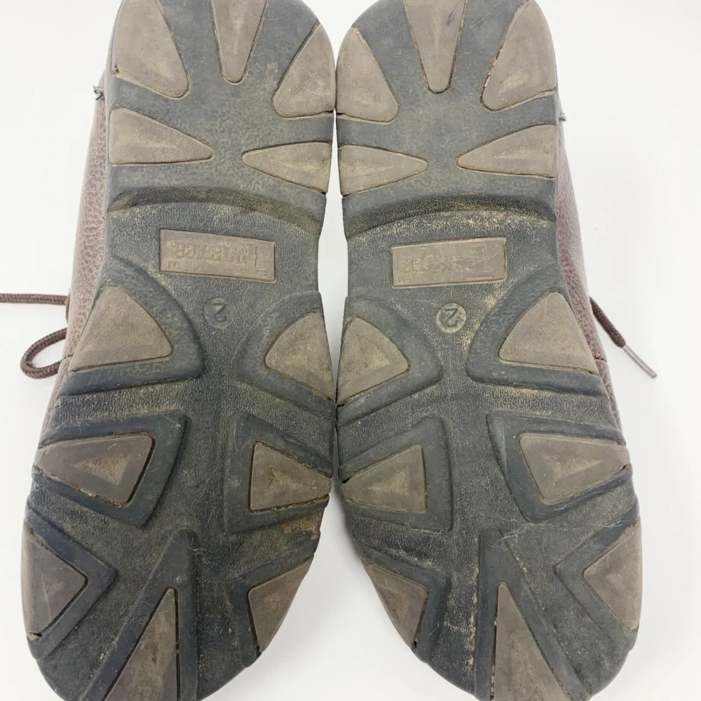 Twister Oakley Moccasins Youth Dark Brown Leather Size 2
